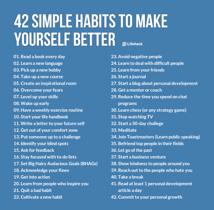 Self-Improvement Tips